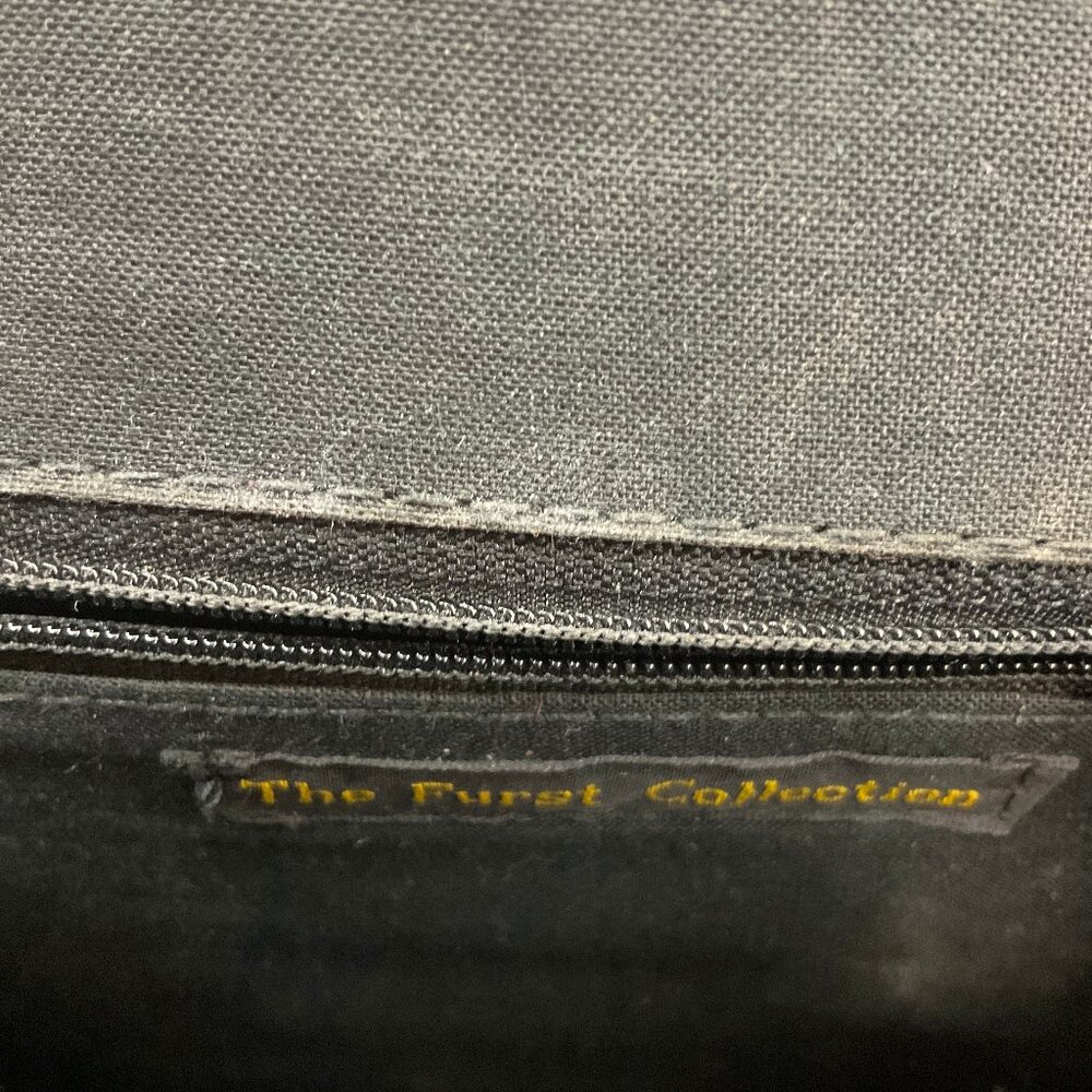 Vintage Furst College Patent "Leather" Envelope Purse Shoulder Bag - Picture 8 of 11